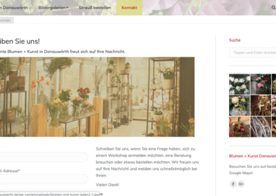 Blumen Donauwoerth Screenshot
