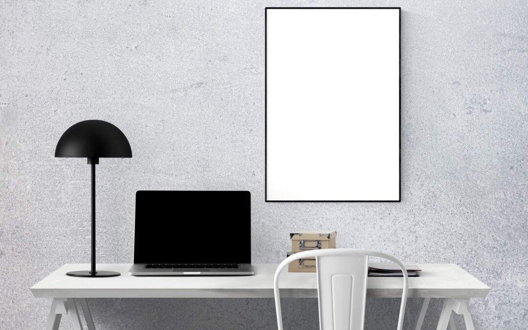 Schreibtisch Und Whiteboard